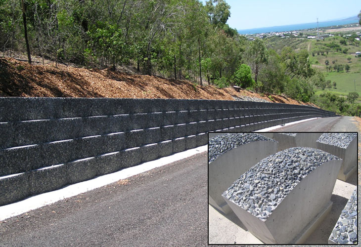Retaining Walls required in Central Queensland contact Barlows Earthmoving, Rockhampton, Queensland
